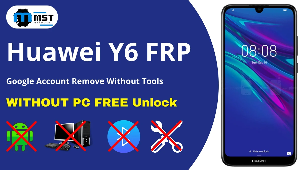 How to Huawei Y6 FRP Bypass Without PC [Gmail Account Unlock]