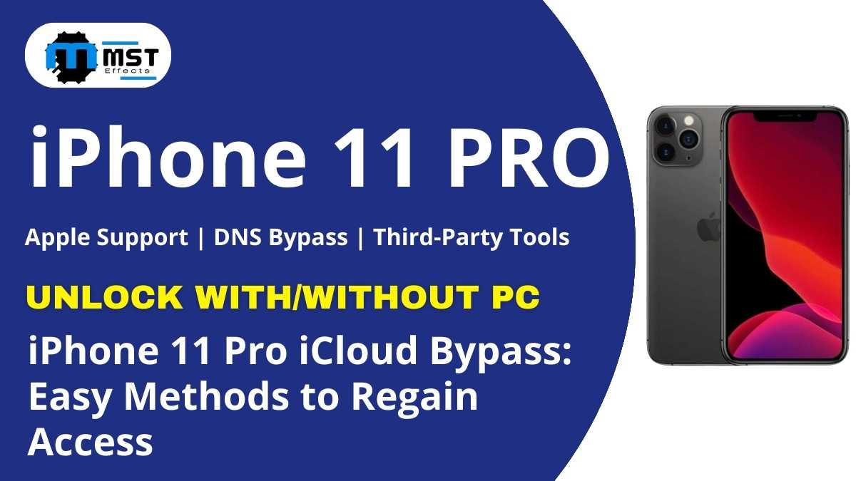 iPhone 11 Pro iCloud Bypass