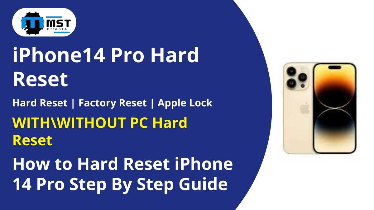 iPhone 14 Pro Hard Reset