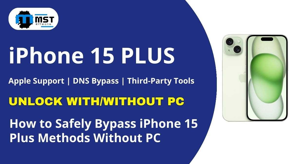 iPhone 15 plus iCloud Bypass