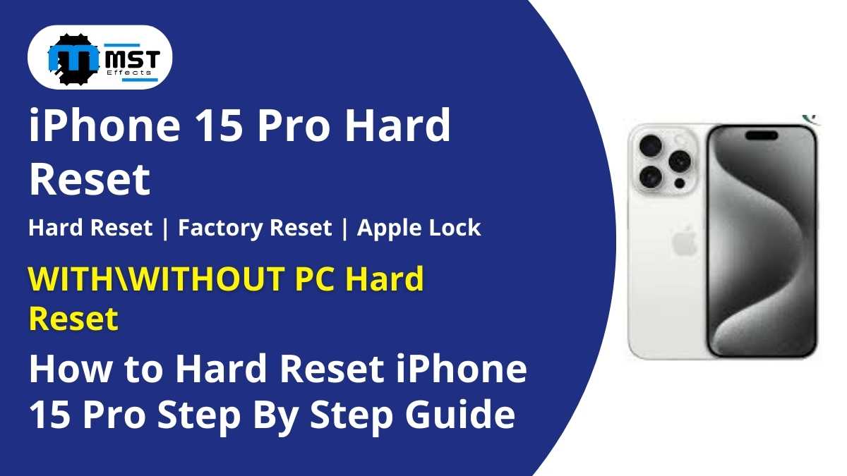 iPhone 15 Pro Hard Reset