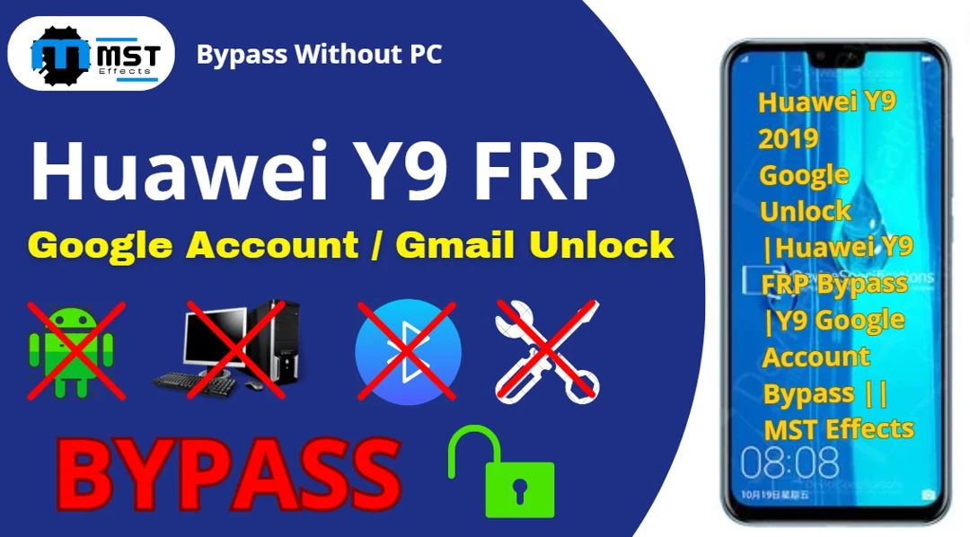 Huawei Y9 2019 FRP Bypass