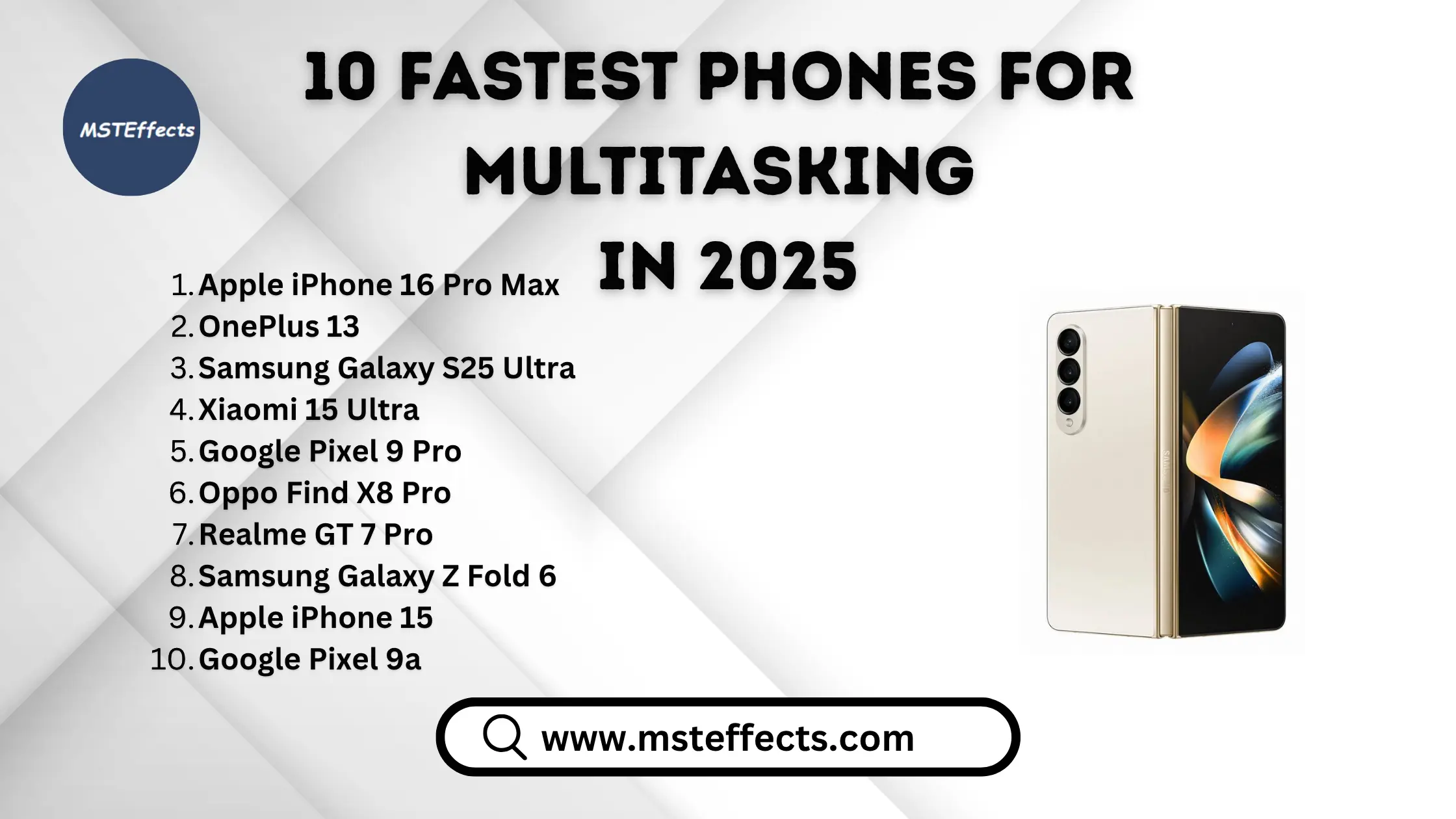 10 Fastest Phones For Multitasking In 2025