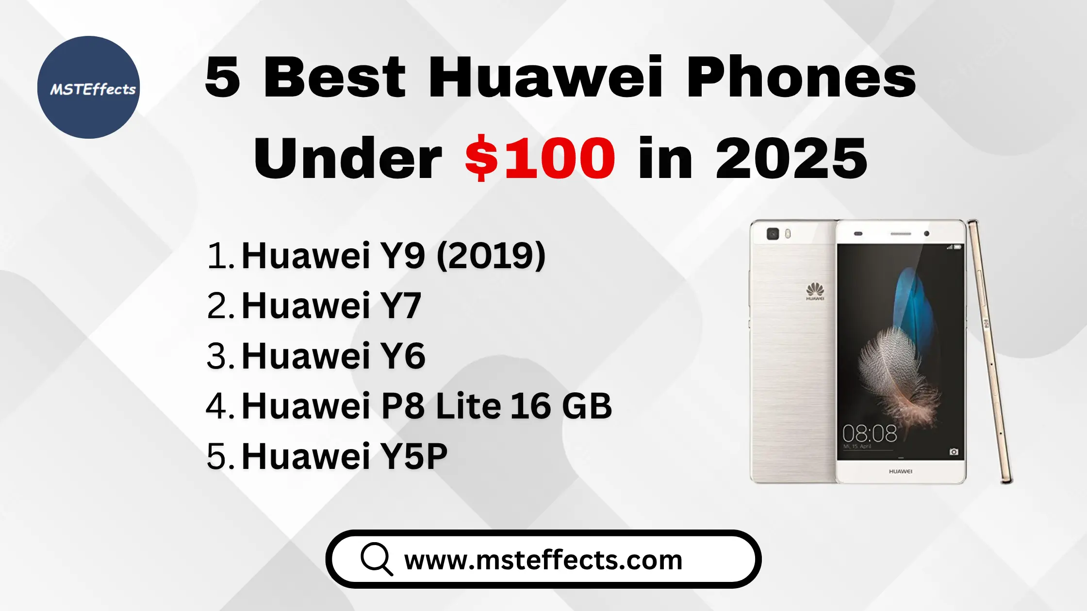 5 Best Huawei Phones Under $100