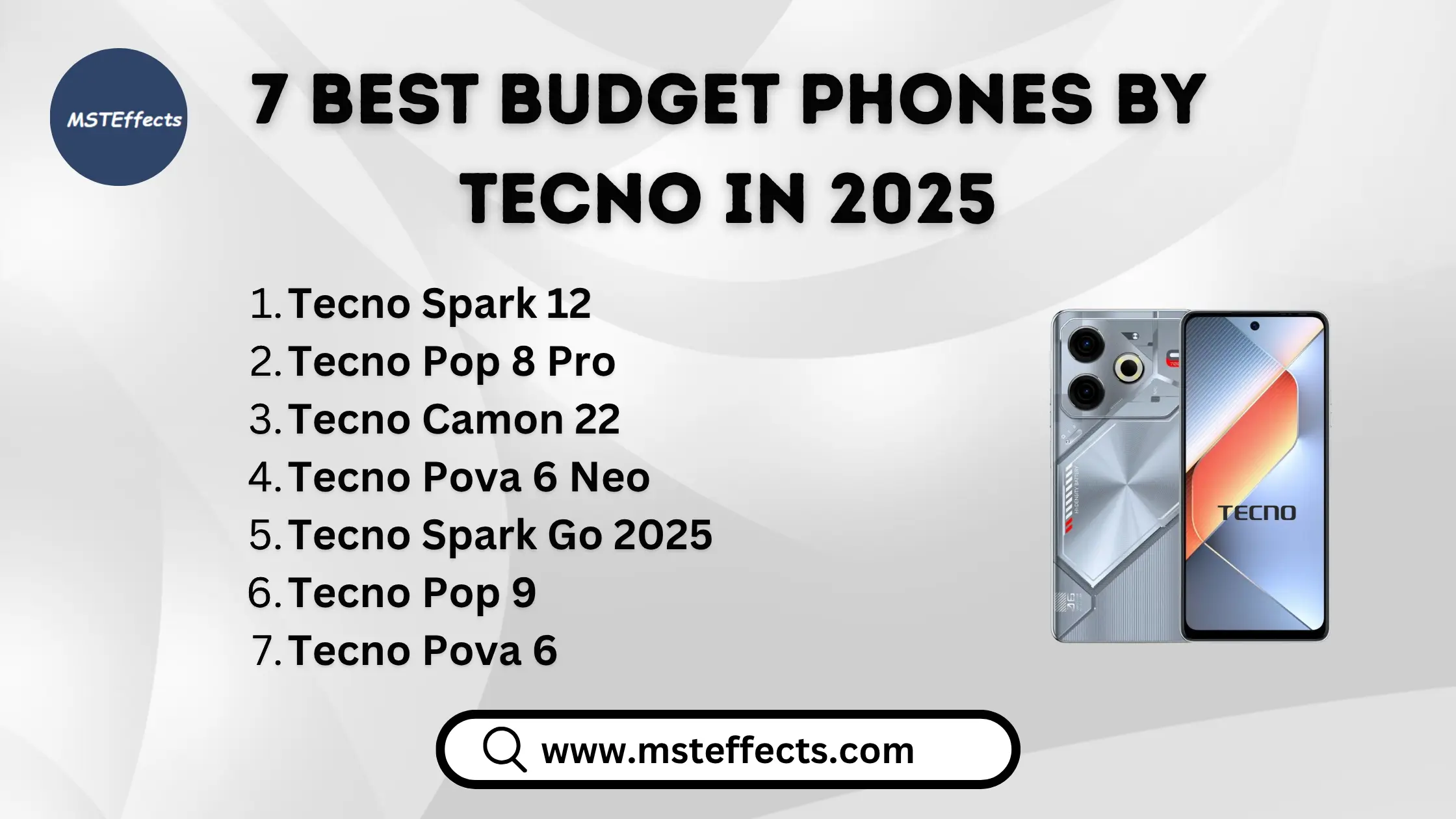 7 Best Budget Phones by Tecno