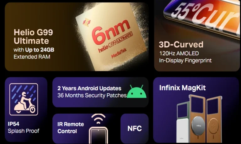 Infinix 8GB 256GB Phones